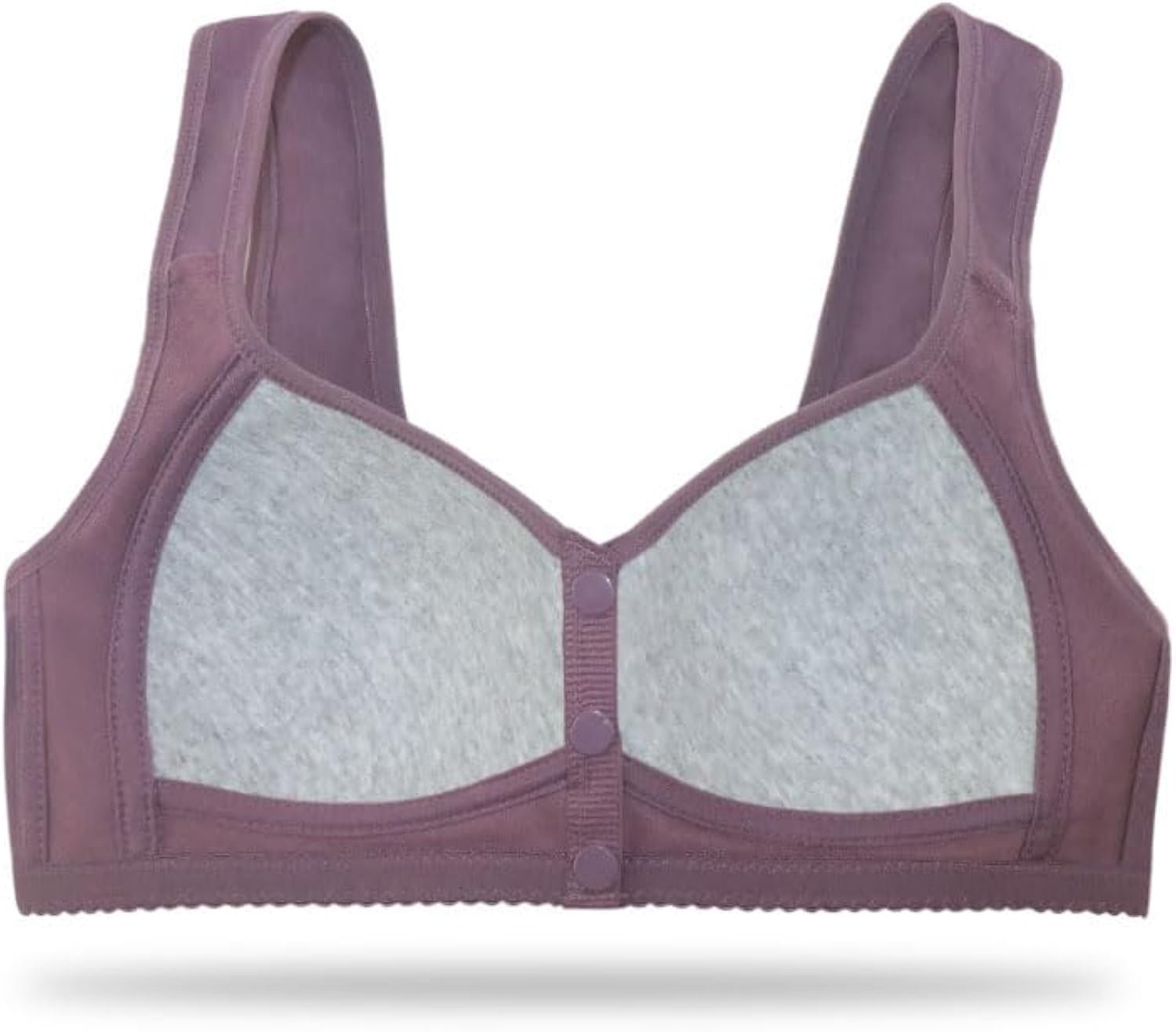 Front Open Wide Strap Non Padded Non Wired Maternity Nursing Bra Plus Size