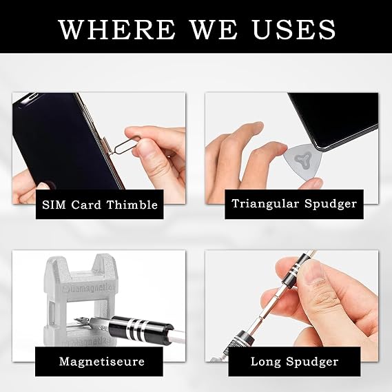 Precision Screwdriver Set, Professional Grade 115 in 1 Magnetic Repair Tool Kit for Electronics, Computer,Mobile, Laptop, Game Console, Watch, Eyeglasses, Modding, and DIY Projects