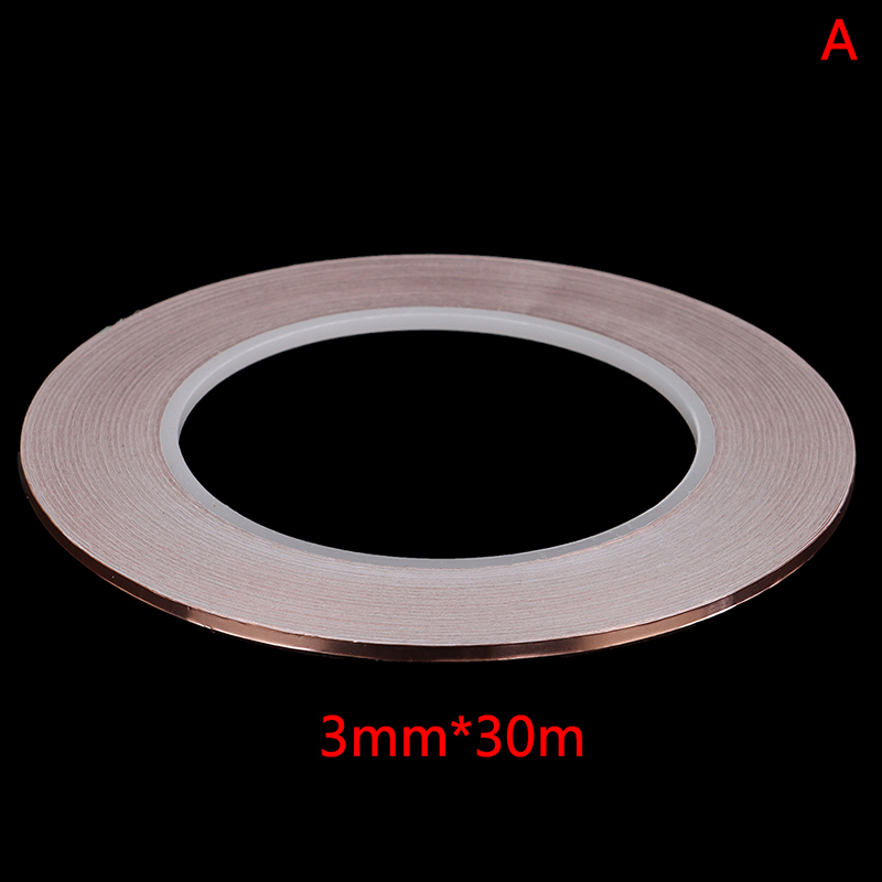 30M Single Side Conductive Copper Foil Tape Strip Adhesive EMI