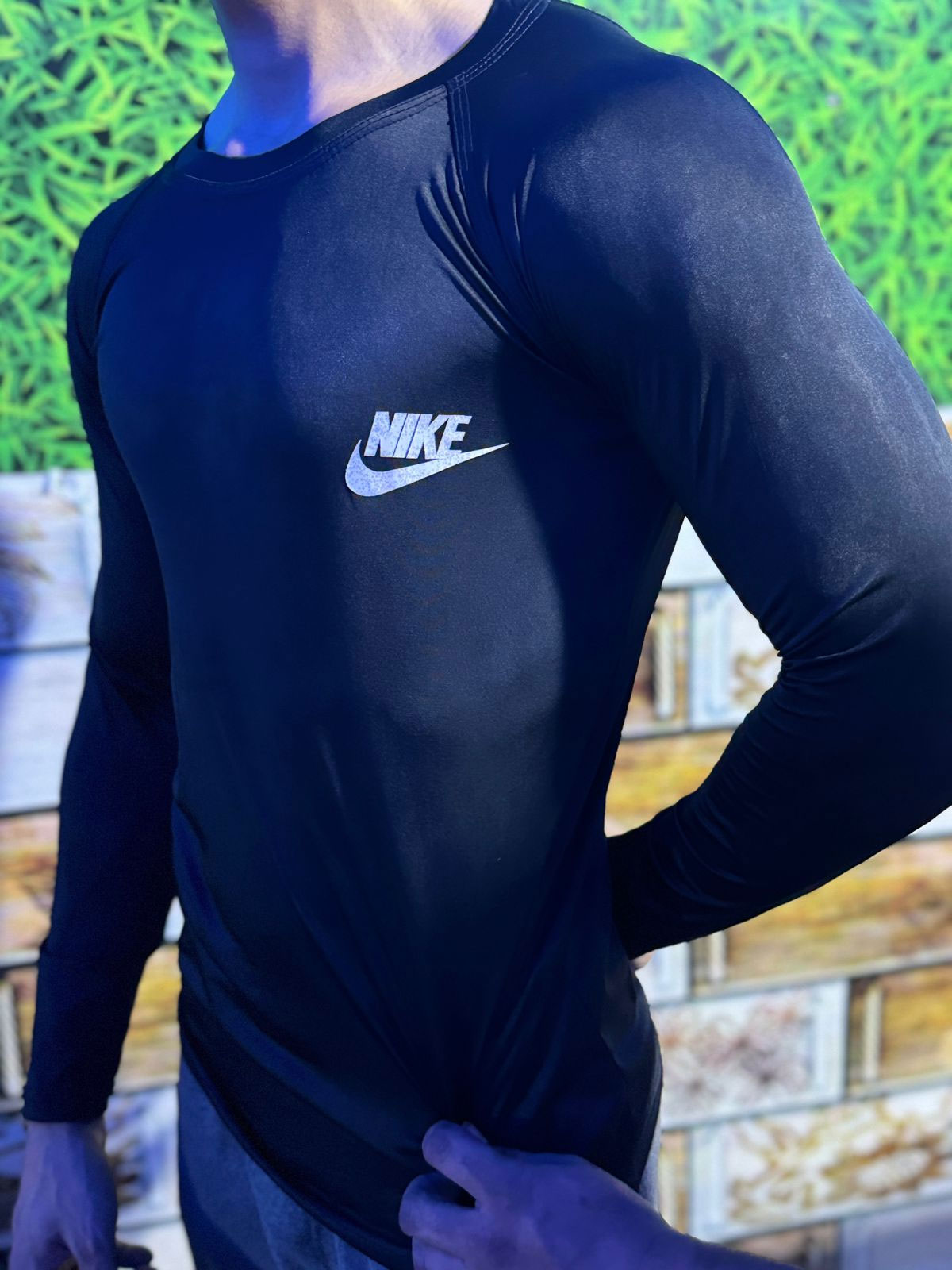 Mens Compression Shirt Full Sleeve Gym Active Wear