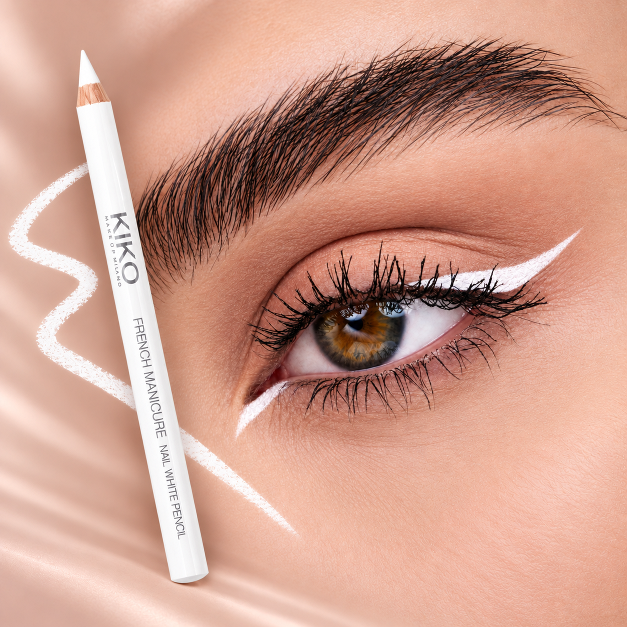 3 in 1 Eyes Kajal Pencil | Waterproof Long Lasting Eyeliner | Black White Nude Eye Pencil for Waterline, kajal stick