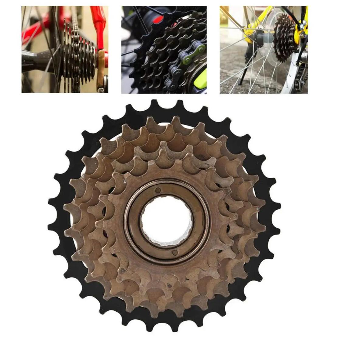 Mountain Bicycle Freewheel 6 Speed/ Road MTB Free Wheel/ Cycling Accessories Bicycle Freewheel