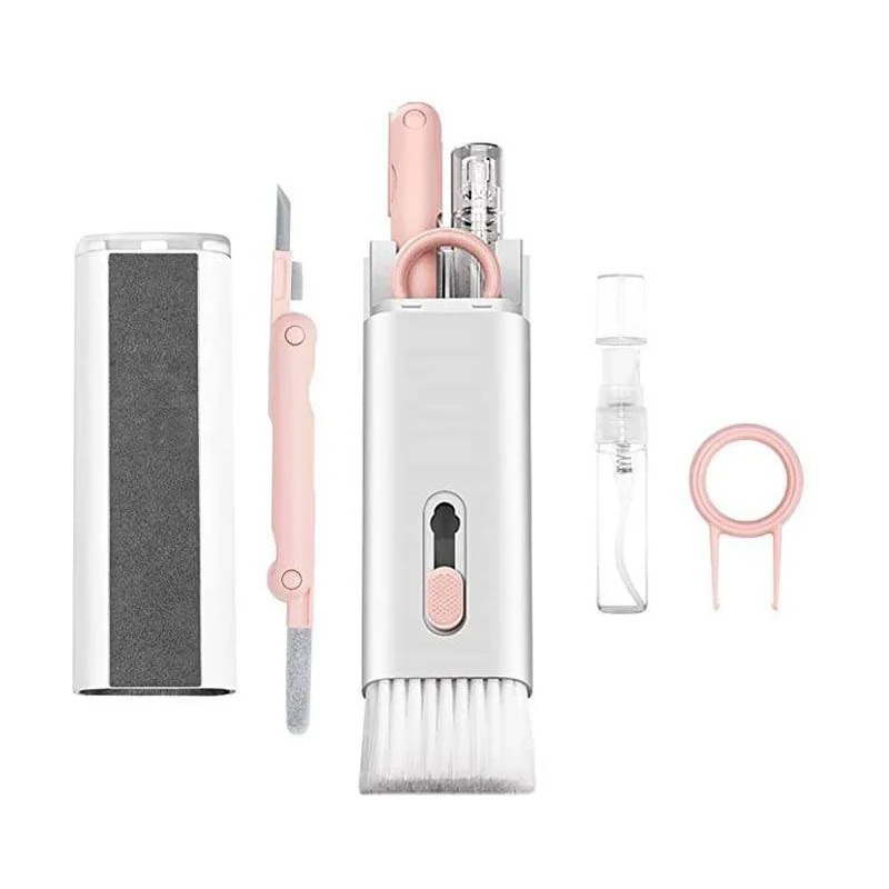 7-in-1 Keyboard Cleaning Kits Airpods Cleaner Headset Pen Laptop Screen Bluetooth Earphones Cleaning Set price in Pakistan