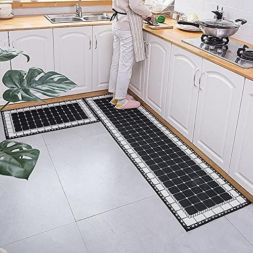 2pcs Anti slip Kitchen Floor Mat Set- My Kitchen KS