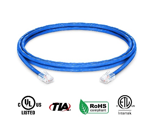 Network Cable Multicolor 1m,2m,5m,10m,15m,20m,25m,30m,40m,50m Meter, LAN Cable, Ethernet Cable, Internet Cable For Modem to Laptop, Modem to Computer Cat6 Blue/Black Color