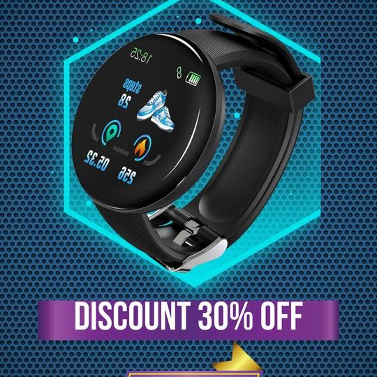 Blood Pressure D18 Smart Watch Daraz D18 FITNESS BRACELET BLOOD