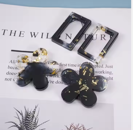 Flower Jewelry Pendants Mold Resin Earrings Silicone Molds for DIY Handmade Multi style Earrings Eardrop Danglers