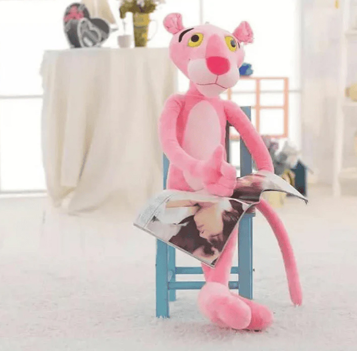 Pink Panther Stuffed Toy, Cute Animal Plush Toy, Pink Panther Stuff Animal