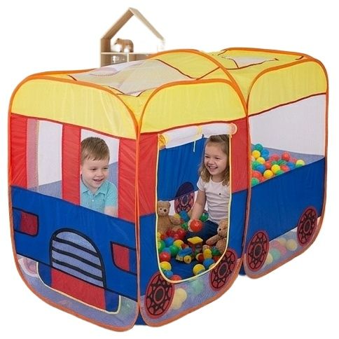 Pop Up House Tent for 2-3 Kids - Multicolor