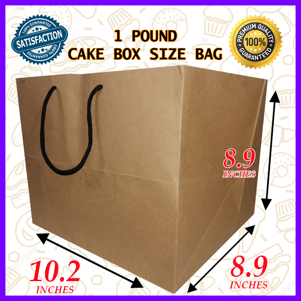17x17x17 inch Paper Bag for 16 inch Cake Boxes – Dabbaywala
