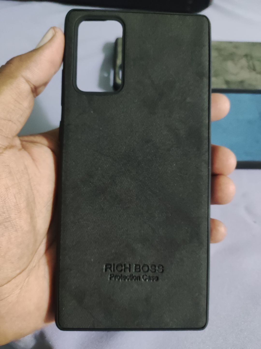 Rich Boss For SAMSUNG NOTE 20 Silky Soft Fabric Material Back Case