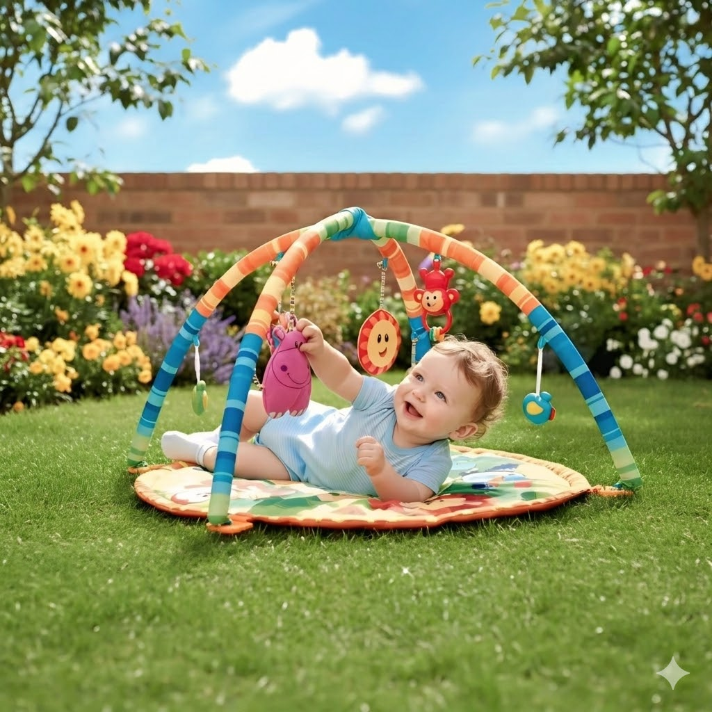 3 In 1 Newborn Baby Toddler, play mat for kids, Baby Gym, Fitness Rack Mat, playing mat for babies, Fitness Rack with Hanging Rattles, Music & Light