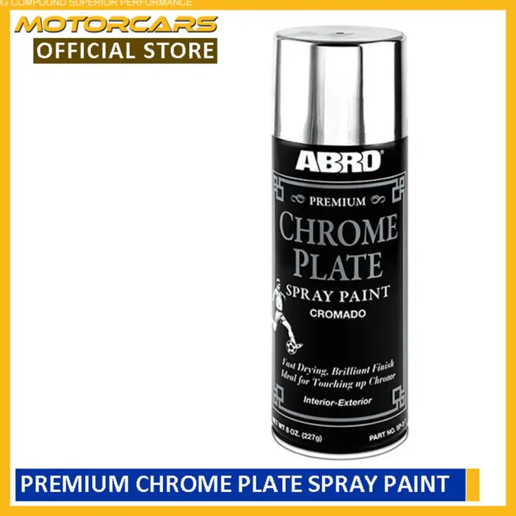 Chrome spray discount paint for bikes