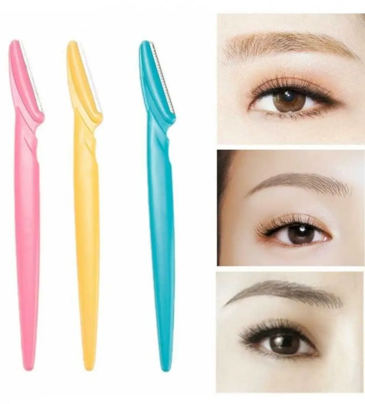 Pack of 03 Tinkle Eyebrow Razors / Girls / Women / Ladies Tinkle Eyebrow and Facial Razor for Hair Removal / Ladies Tinkle Eyebrow, Facial and Body Razor for Shave of sensitive skin / Facial Fashon Razor