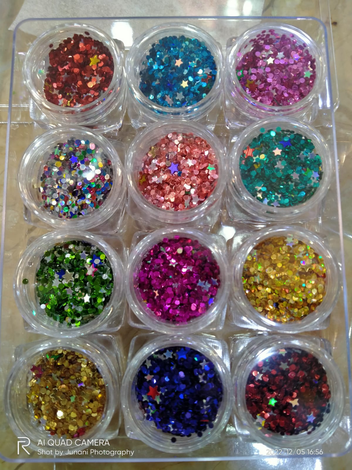 Chunky Glitters Pack of 12