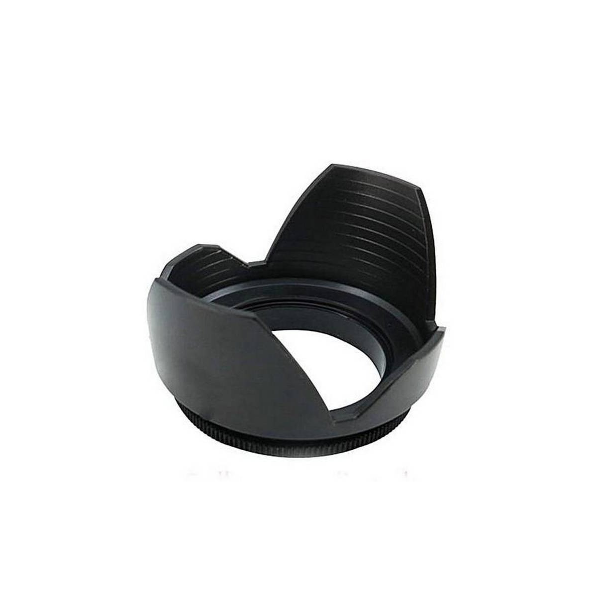 Lens Hood Petal Style For 58mm DSLR Camera - Black