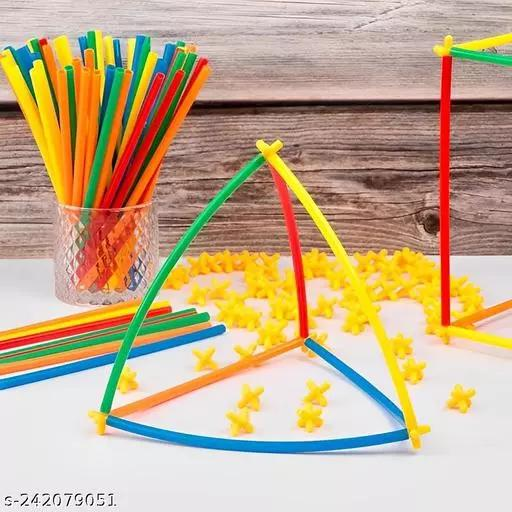 Super Bamboo Sticks Building Blocks | Learning Toys | Creative Toys | Building Block Sticks 200 Pcs For Kids