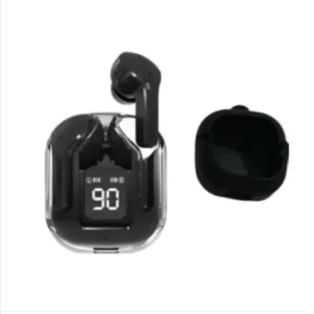 Air 31 TWS Wireless Earbuds – Original Transparent Crystal Design – Bluetooth 5.3 Hi-Fi Sound, Smart Touch Control Gaming Buds with Mic – Latest Edition for All Android & Smartphones
