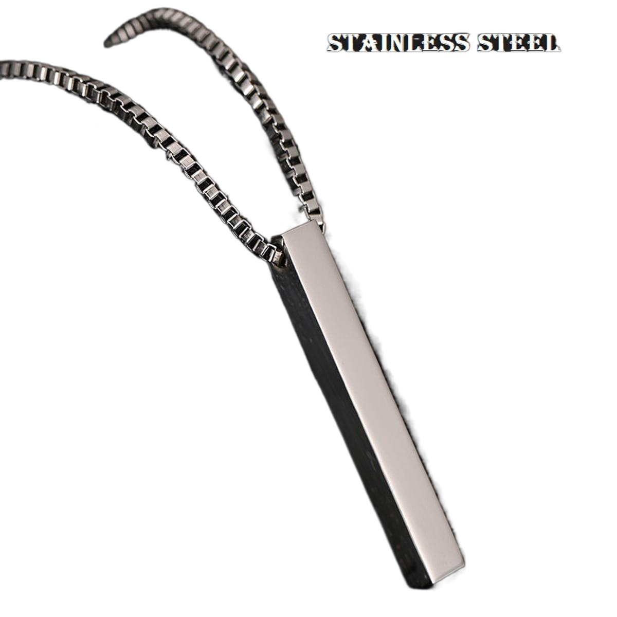 New Attractive Vertical Bar Necklace for Men /Locket/Chain for Men/Boys Stick Bar Necklace