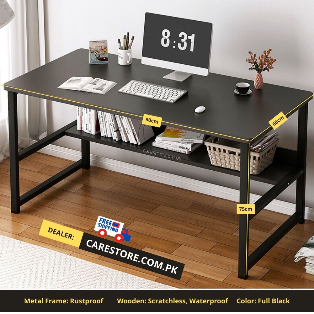 36/48Inch Length Wood Computer Desk PC Laptop Study Table Workstation Home Office Furniture
