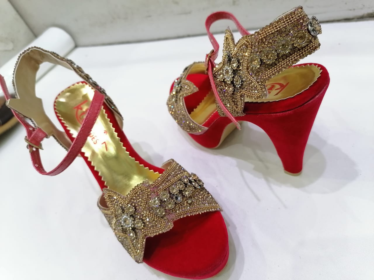 Bridal star design High Heel sandal for 
