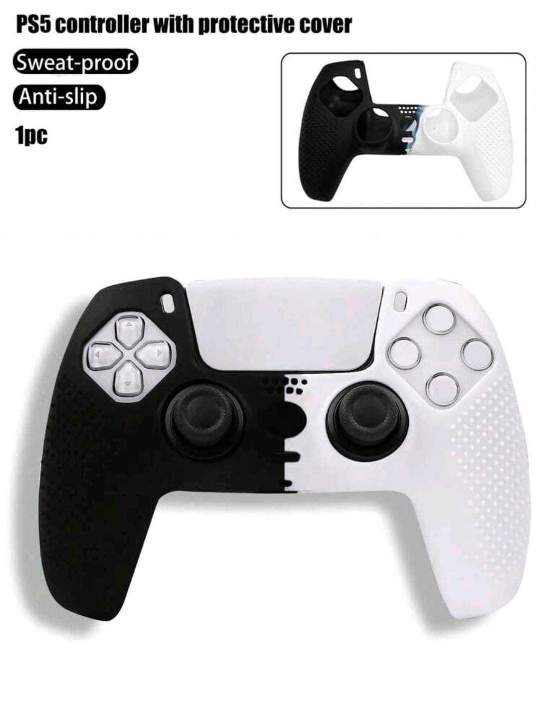 PS5  Silicone Controller Grip, Anti-Sweat And  Anti-Slip Protective Case Compatible With PS5 Game Controller