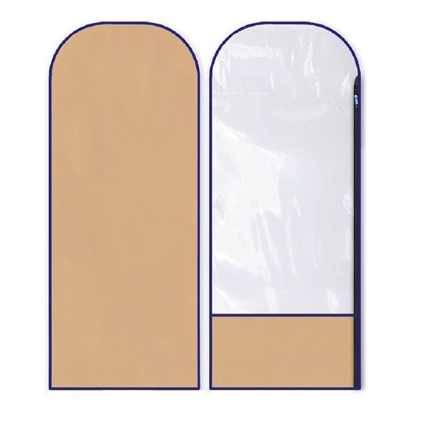 Pack of 12  9  6  3  Dress Covers 48 Inches / Garment Bags / Dustproof Cover For Clothes / Suit Covers / Dustproof Protecting Dress Suit Covers / Dress Cover with Zip