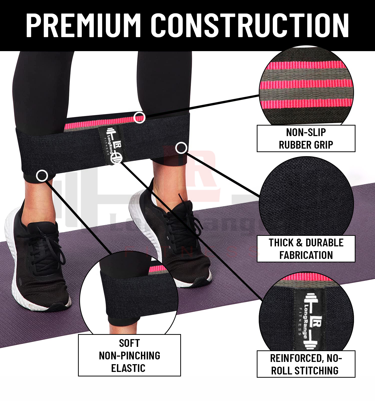 Resistance Bands Heavy Duty Booty Bands Glutes Hip Band Leg Set Hip Circle Workout Band Exercise Bands workout bands gym bands sports bands