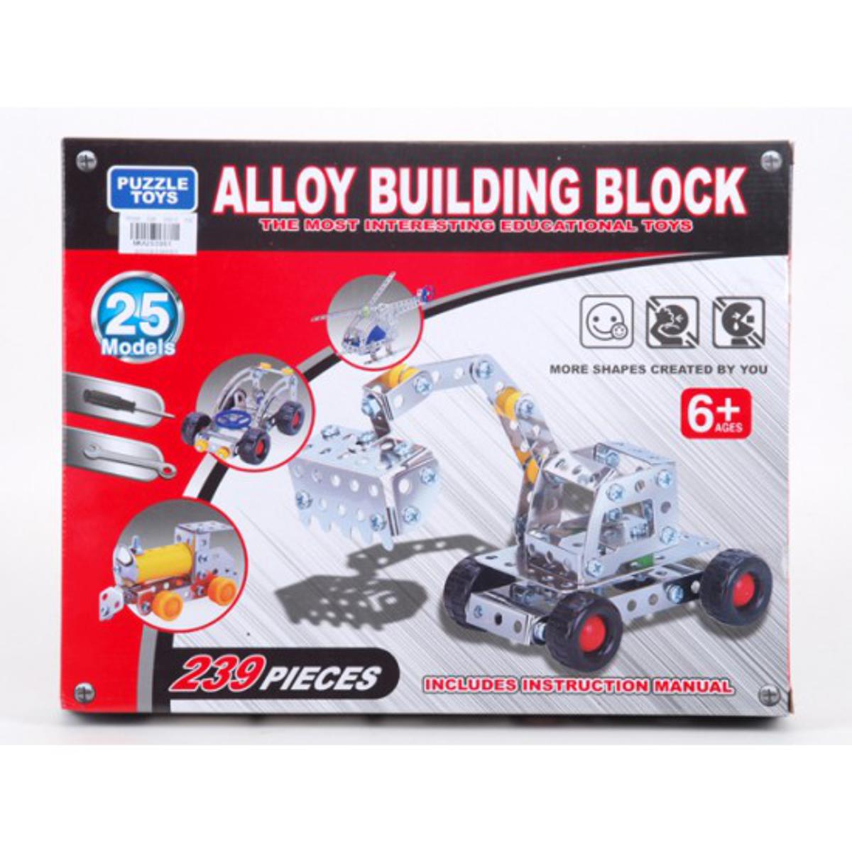 Alloy Building Blocks Mechano 30 Pieces Construction Set