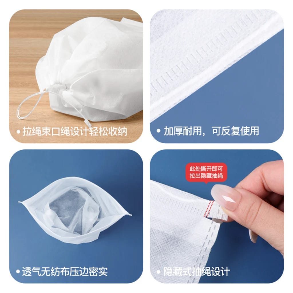 Travel Shoes Storage bag with clear window non-woven with PVC Bag