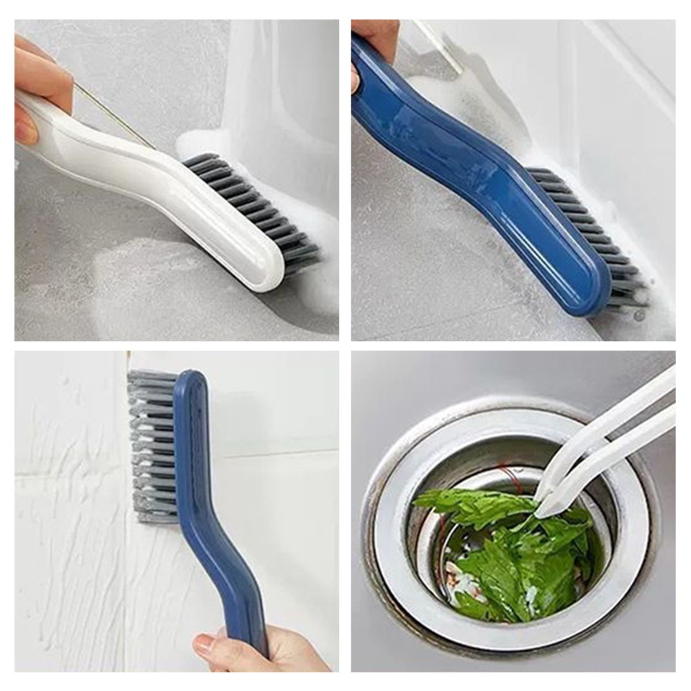 Bathroom Cleaning Brush, Brush, Two-in-one Small Clip Hair Window Cleaning  Brush, Kitchen Multi-function Brush, Cleaning Tools, Cleaning Supplies -  Temu