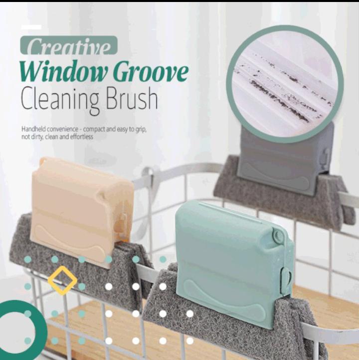 Multipurpose Windows Groove Cleaning Brush Window Cleaner Window Cleaning  Brush Windows Rust Cleaner Toilet Seat Corner Cleaner Cleaning Sponge  Kitchen Corner Cleaning Sponge Stove rust removing tool Stove Cleaner Foam  Cleaning Gadget