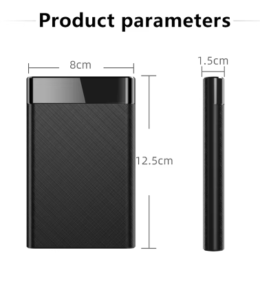 USB 3.0 Portable HDD SSD 2.5" Hardrive External Case - 2.5" Hard Drive Case 5Gbps High Speed Fast Data Transfer