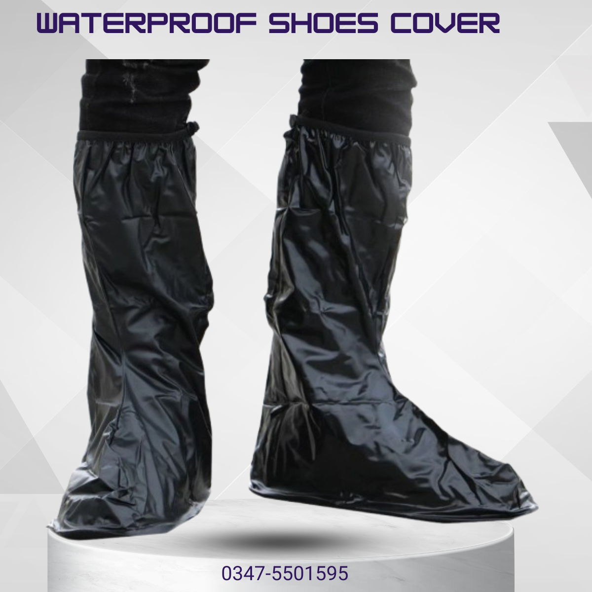 Premium Waterproof Shoe Cover for Men & Women | Reusable Anti-Slip Rain Shoe Protector | Outdoor Travel Boot Cover | Thick Durable Silicone Shoes Guard