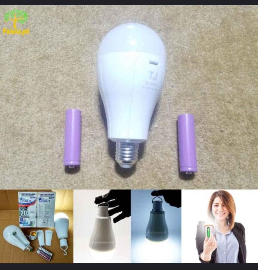 Rechargeable Led Bulb 20w/ Rechargeable Led Energy Saving Lamp/ Ac/Dc ...