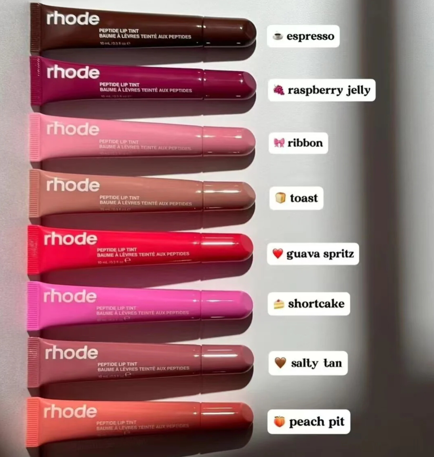 Top Selling Rhode Lip Gloss High Pigment Moisturizing Plum Juicy Lip Balm Tint | Lip Care Treatment Peptide Lip Tint Hydrating Lip Gloss Smooth Lip Balm Lip Oil