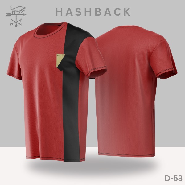 HashBack Printed Crew Neck T Shirt For Men - Round Neck III