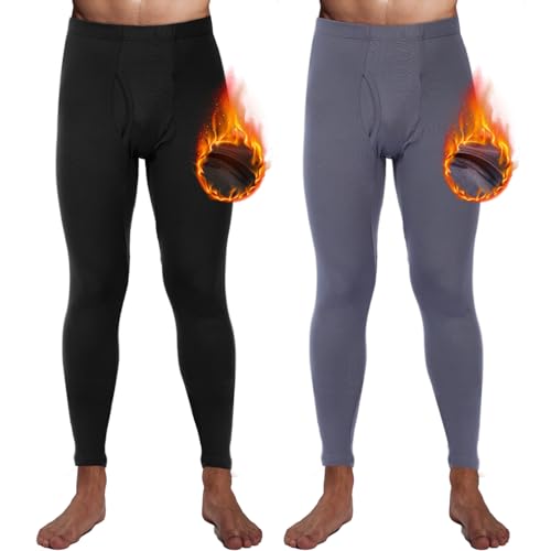 HUGE Winter Thermal Fleece Inner Trouser Pajama for Men & Women | Super Warm, Ultra Soft Unisex Thermal Bottoms | Underwear Bottom Cold Weather Base Layer Legging