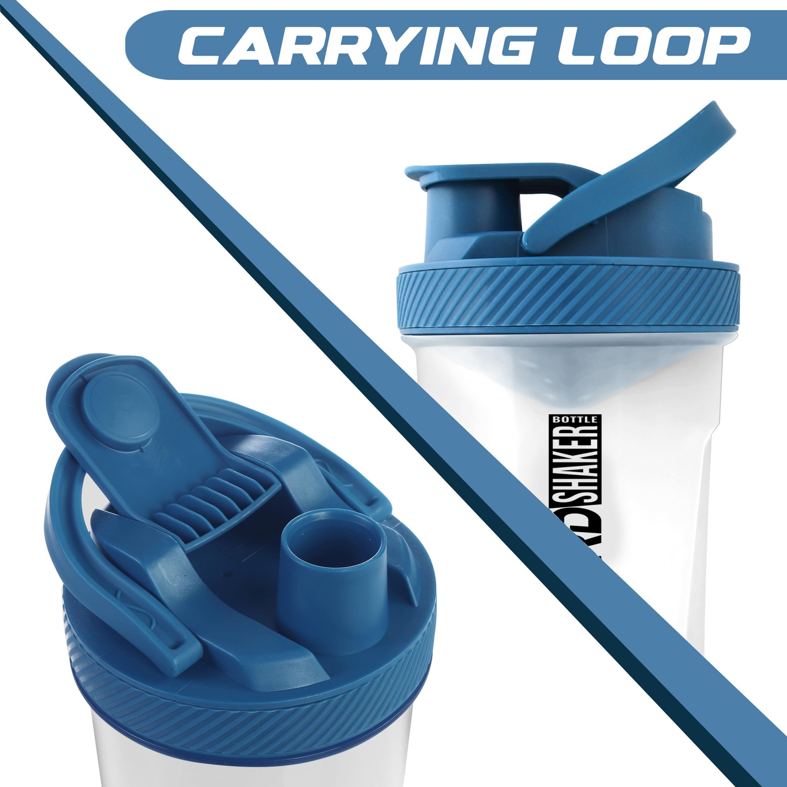Maximize Your Workouts with Our 24-Ounce Protein Shaker Bottle – Ideal for Pre & Post-Workout Nutrition, Featuring Twist and Lock Protein Box Storage!