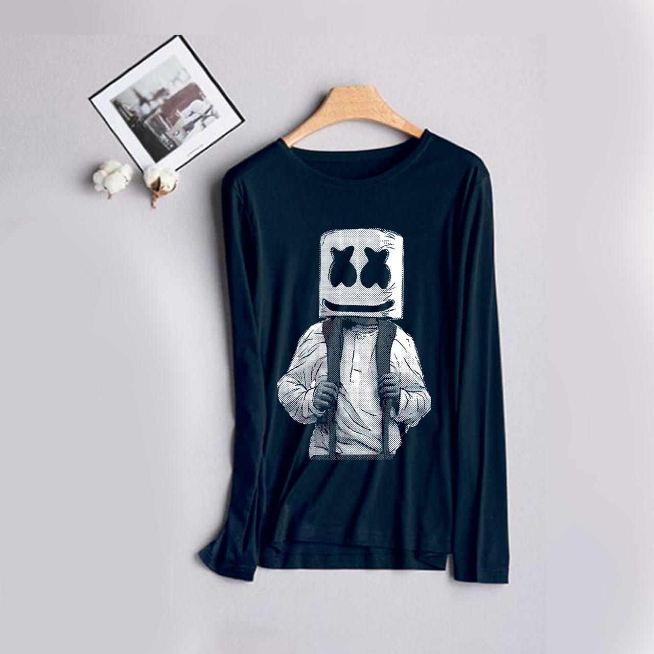 MARSHMALLOW ROUND NECK FULL SLEEVES 
