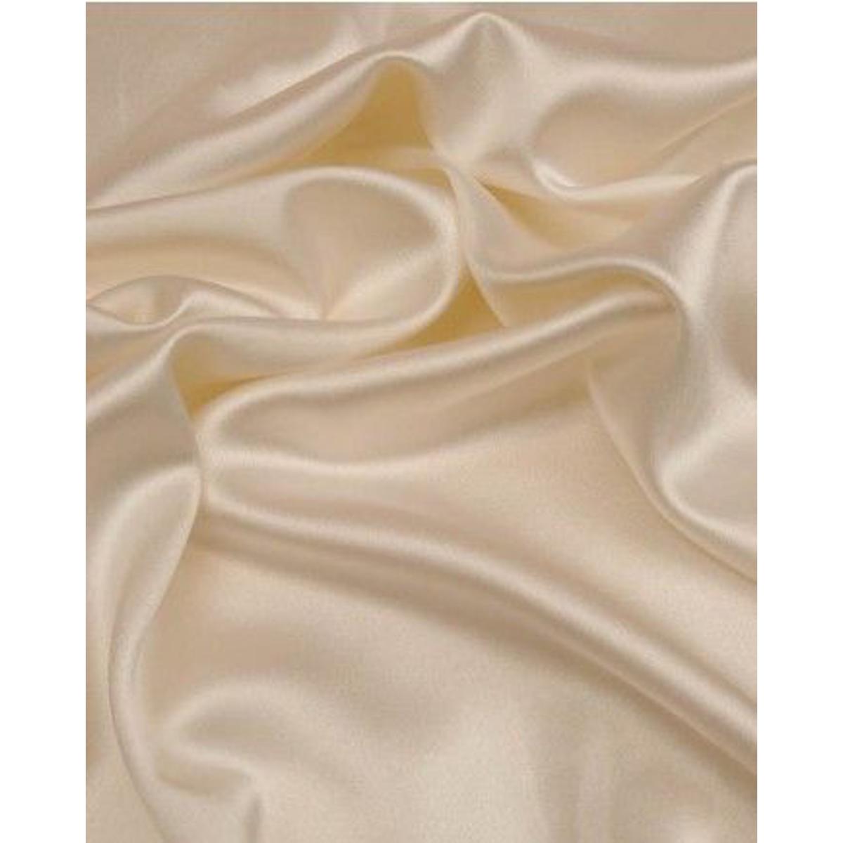 Inayat Arts Golden Beige Color Satin Silk Shiny Fabric Imported Korean Womenswear | used for inners, shirts, blouses, Maxi and womens fashion design dresses.