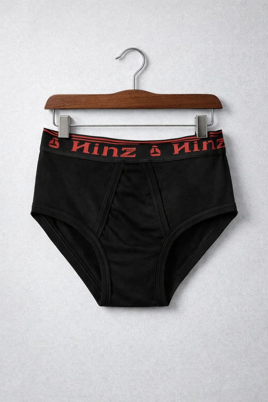 Hinz Signature Cotton Briefs for Men – 100% Combed Cotton Underwear, Soft Breathable Comfortable Daily Wear Men’s Briefs