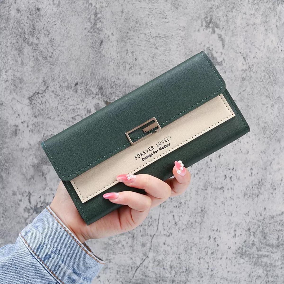 AIREEBAY Long Wallet For womens Nd girls