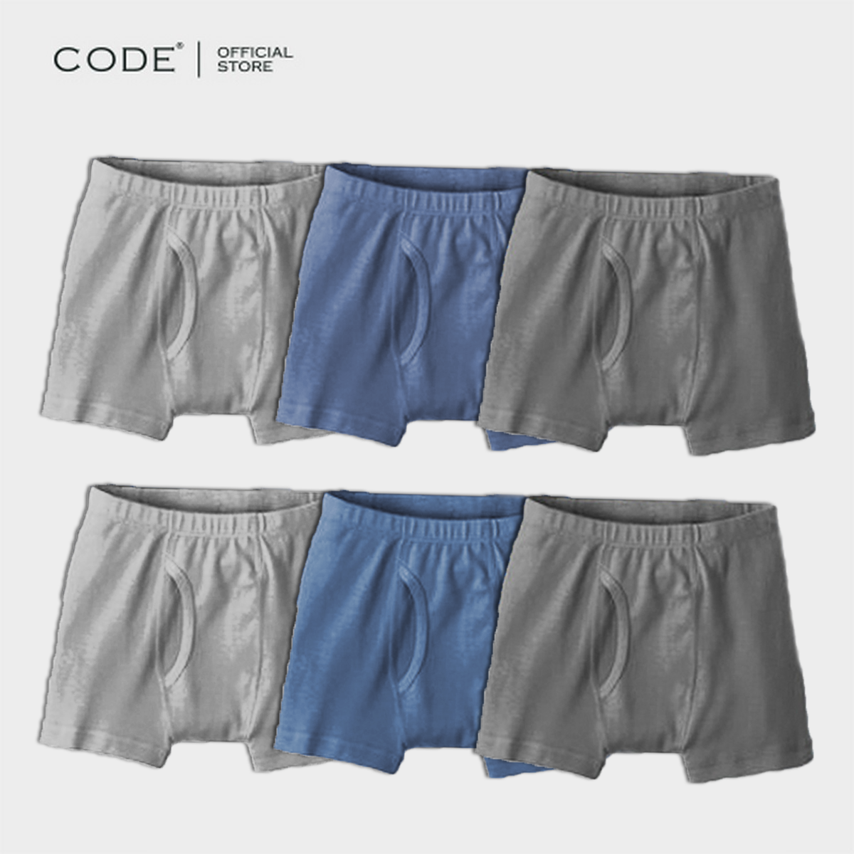 Code Boxer For Men Pack Of 6 - Underwear For Men - Underwear - Boxers For Men - Boxer - Mens Underwear  - Boxers For Boys - Under Garments For Men - Under Wear - Random Colors