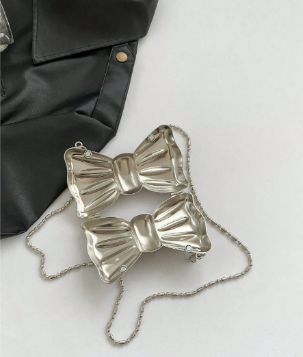 Mini Bow Clutch Bag for Girls And Women - Fashionable Bow Style Small Purse & Crossbody Handbag - Premium Quality Lock Bag