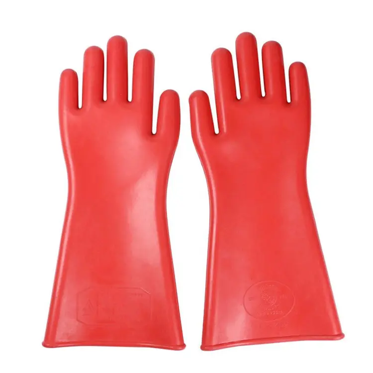 Magid M01 Class Red Rubber Electrical Insulating Gloves, 46 OFF