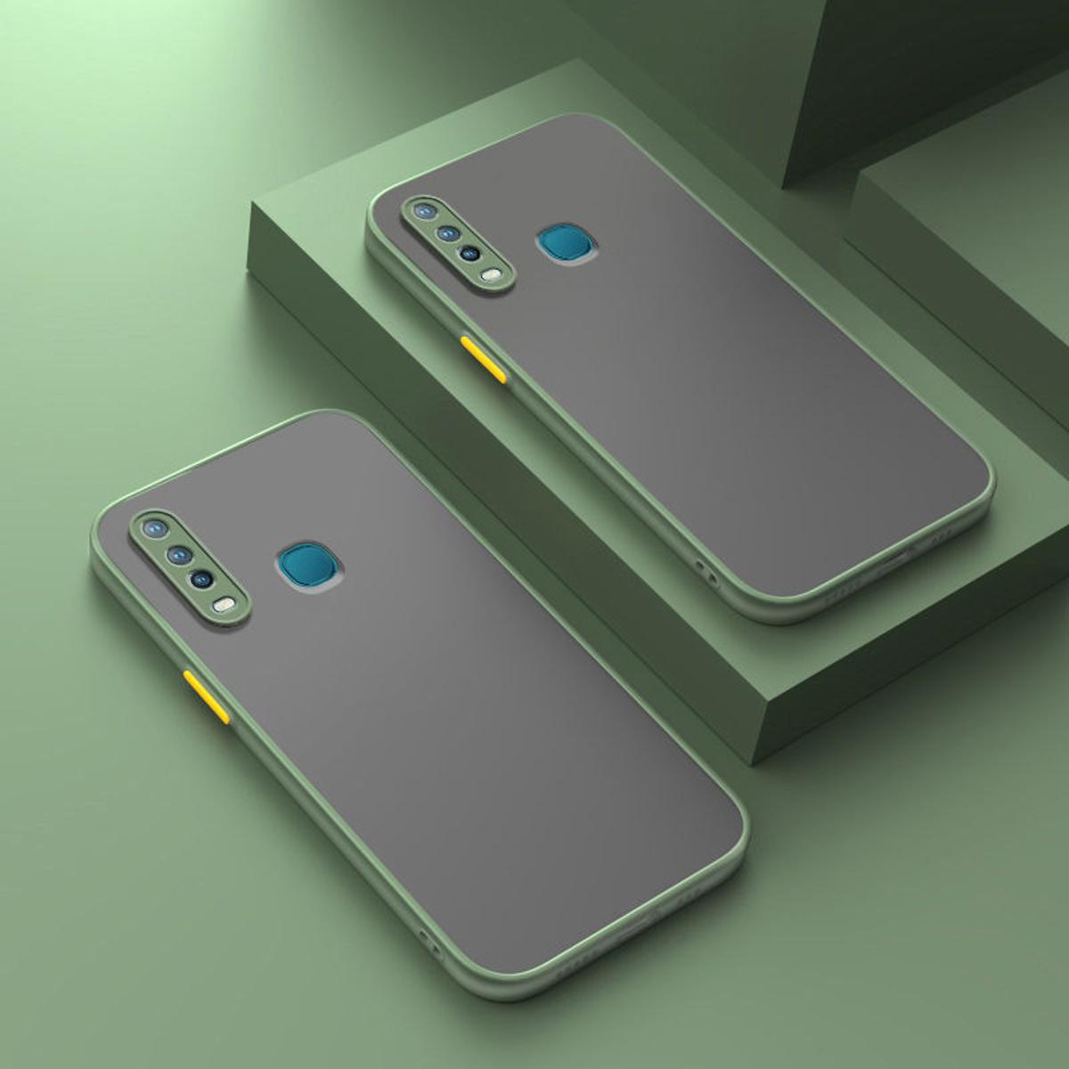 REY Cover in Gel TPU Anti-Shock per Vivo Y10 - Y15s - Y01, Morbido Silicone Custodie Protettivo Case, Anti-Scratch, Protettiva Sottile Back Cover