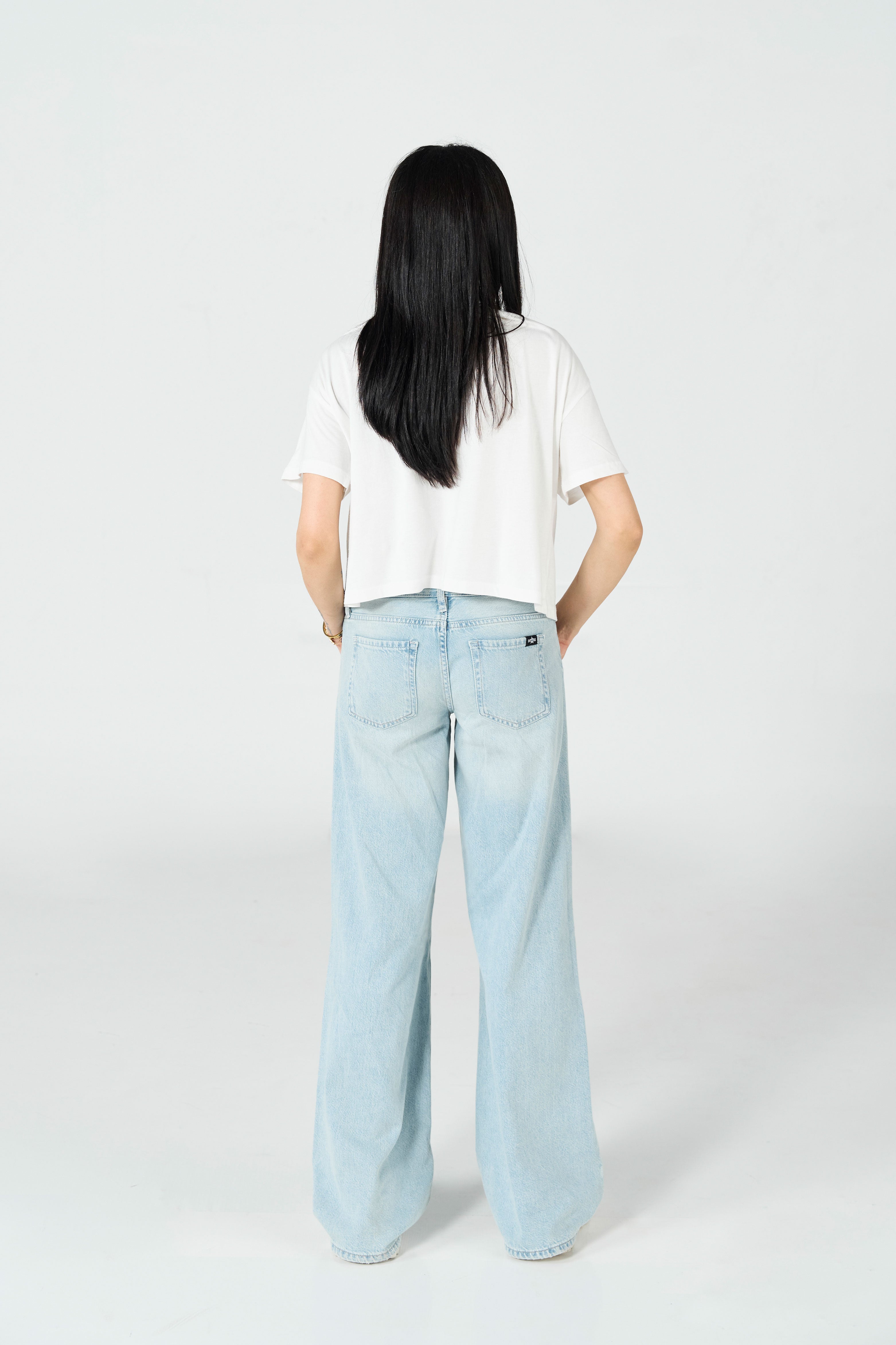 Rockstar Jeans - Low Rise Ultra Wide Leg Jeans For Women - Denim Full Pant For Women