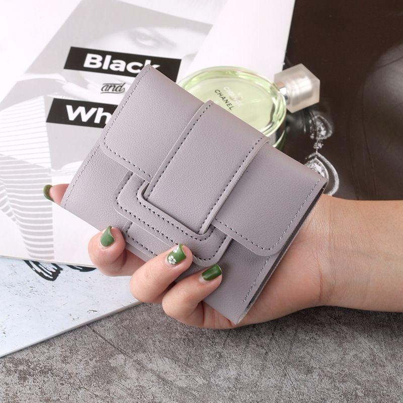 Short Women Wallets Small Slim Luxury Wallet New Fashion Pu Leather Female Purse Designer Money Bag Card Holder, wallets For Girls