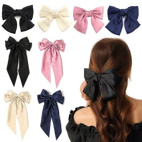 Big bow korean hairclip for cute girls and women high quality hair